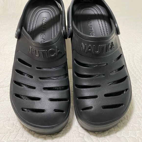 Nautica Black Slip-On Clogs - Picture 2 of 6
